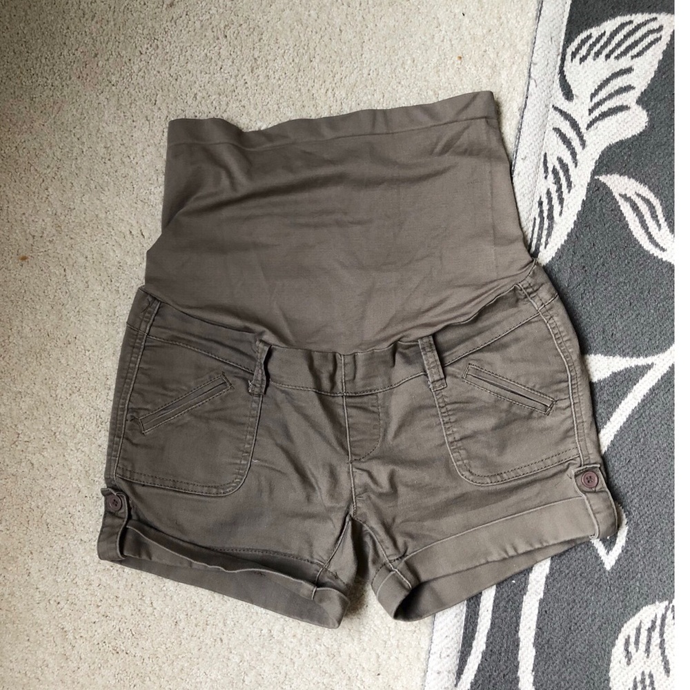 Pink Blush maternity shorts